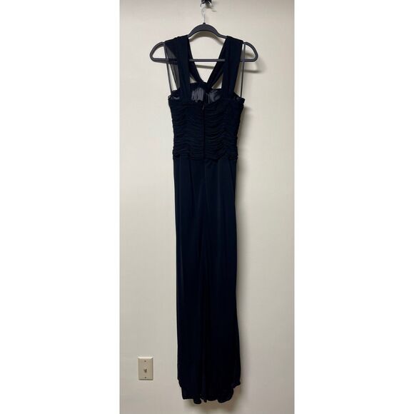 ROBERT RODRIGUEZ Black Formal Gown, Corset, Draping, Sz 4 - Picture 7 of 9